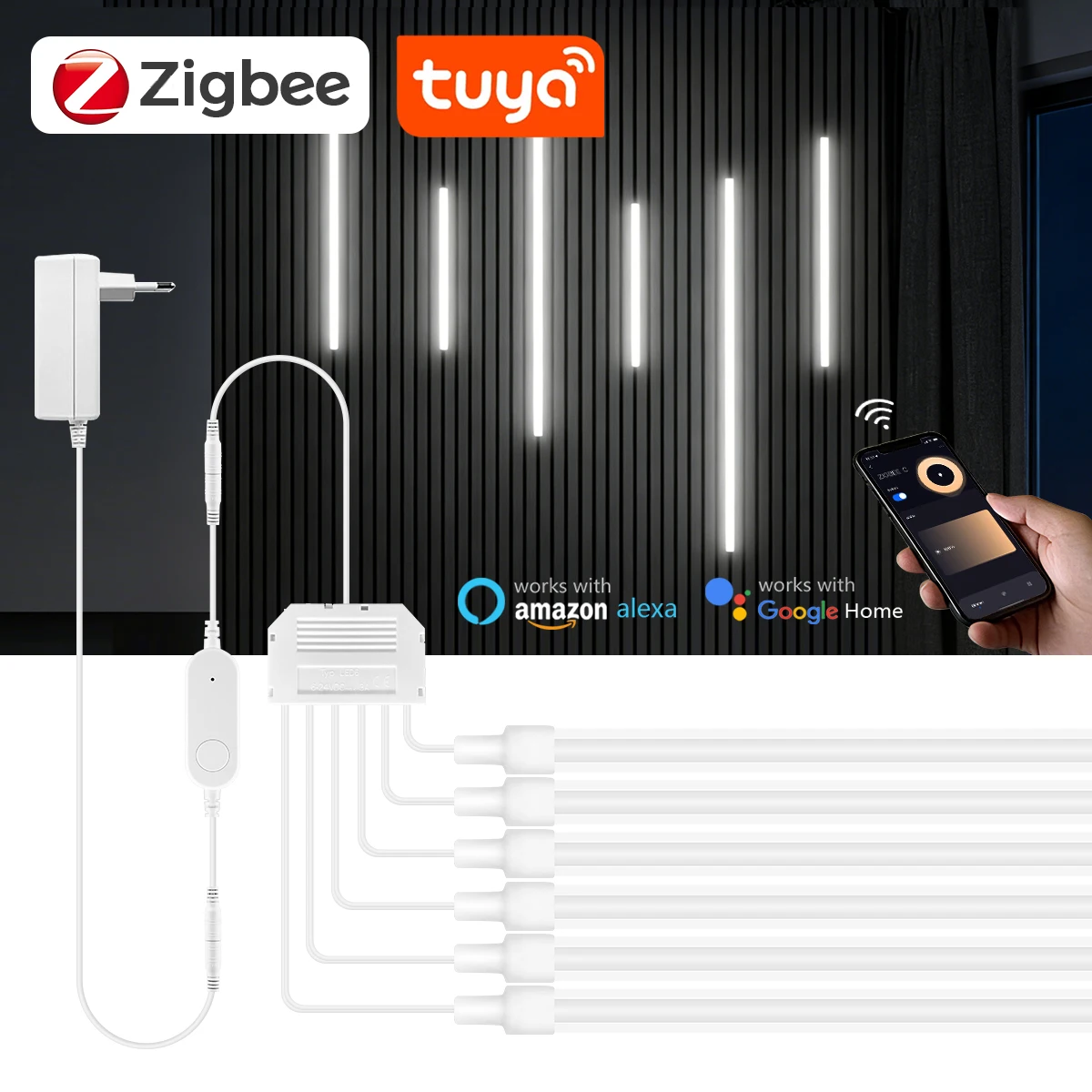 Smart Home Automation Diy - Zigbee Smart Neon COB LED Strip