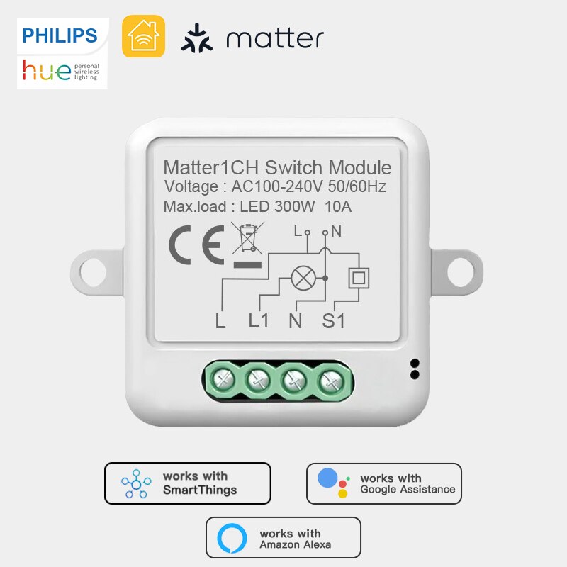 Home Automation Diy - Smart Matter WiFi 1 CH Swtich