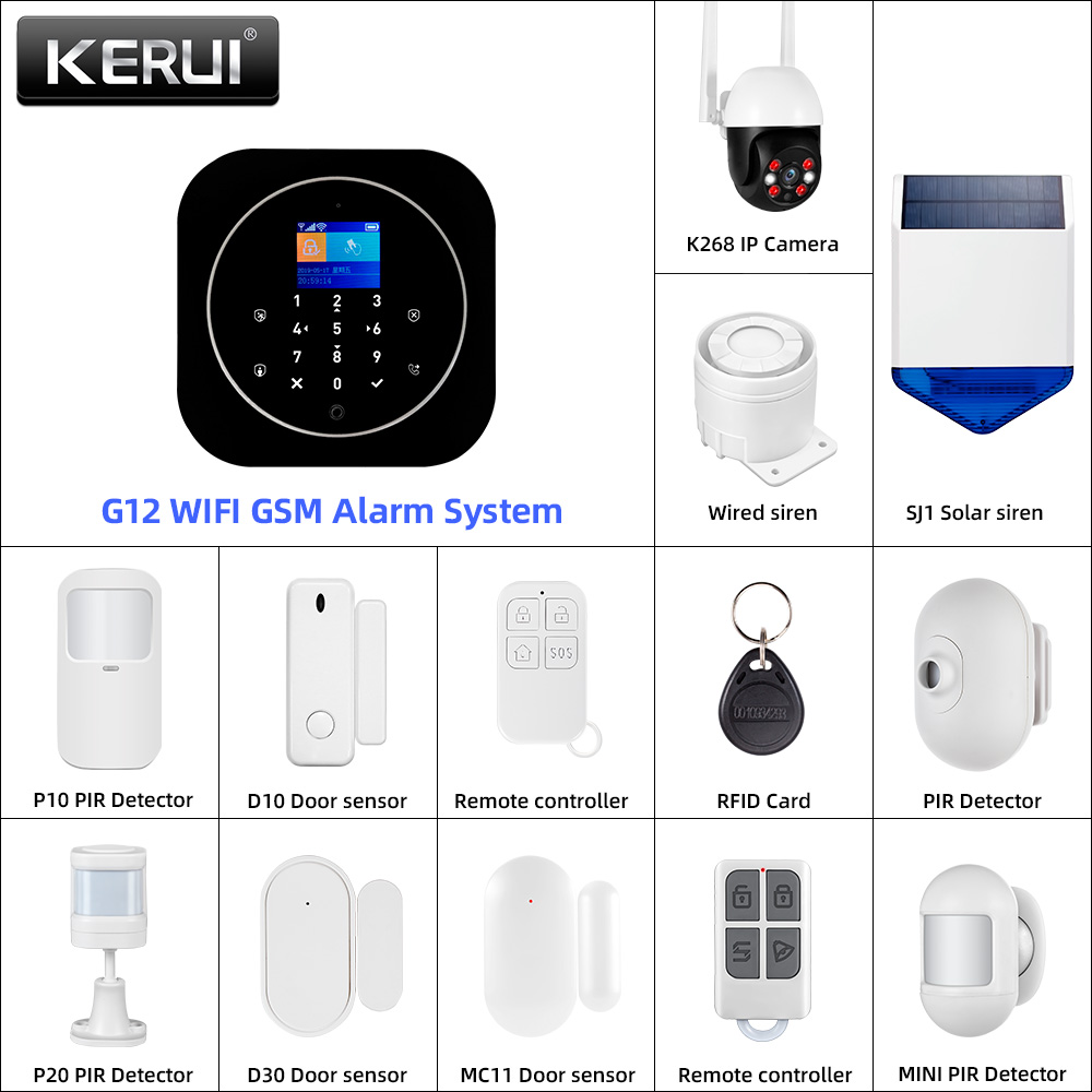 KERUI G12 2G Wifi Wireless Hom - مراجعة Home Automation Diy وسعره