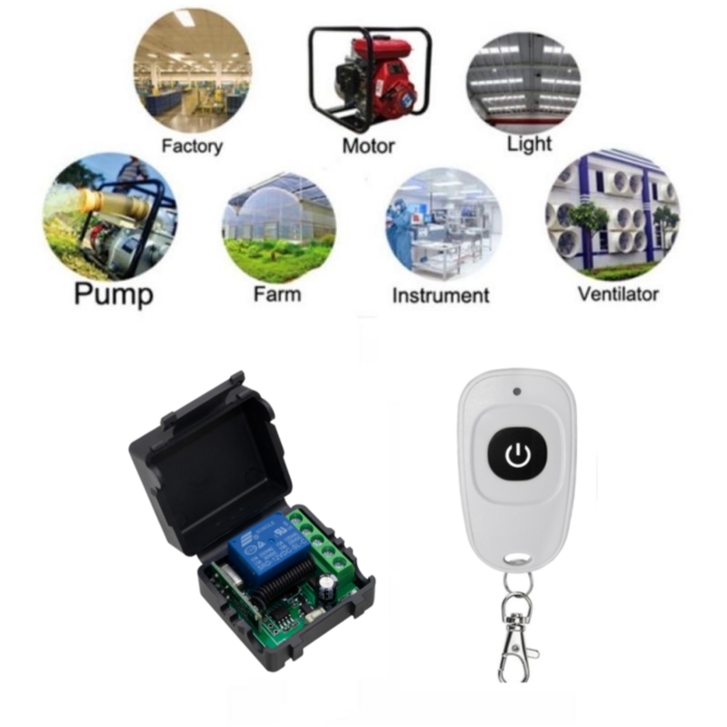433MHz DIY Wireless Switch DC  - مراجعة Diy Home Automation Controller وسعره