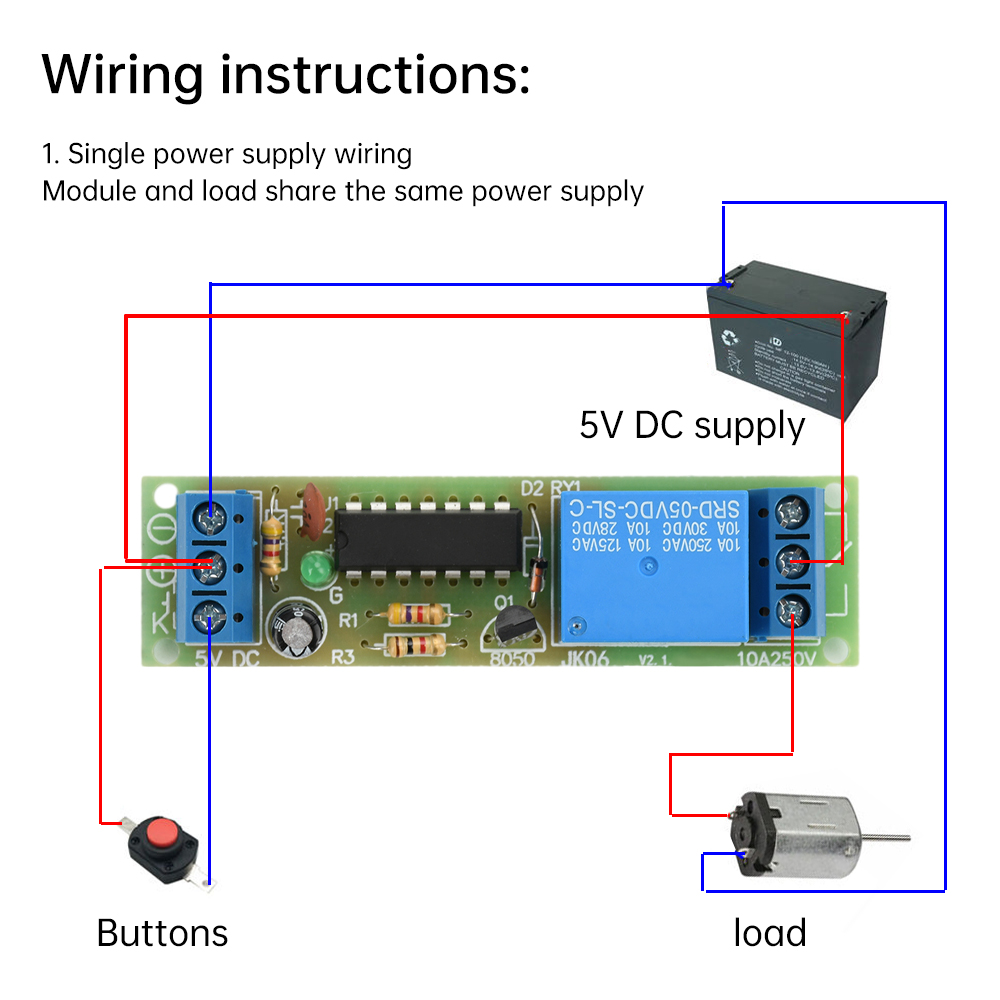 DC 5V Flip-Flop Latch Relay Mo - مراجعة Shelly Relay Module وسعره