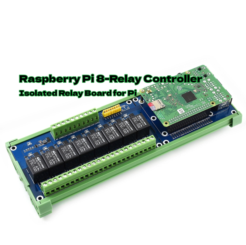 8-Channel Relay HAT for Raspbe - مراجعة Home Automation Raspberry Pi وسعره