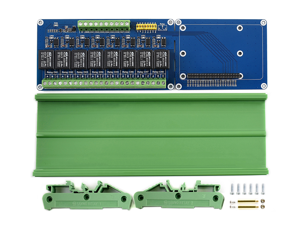 8-Channel Relay HAT for Raspbe - مراجعة Home Automation Raspberry Pi وسعره