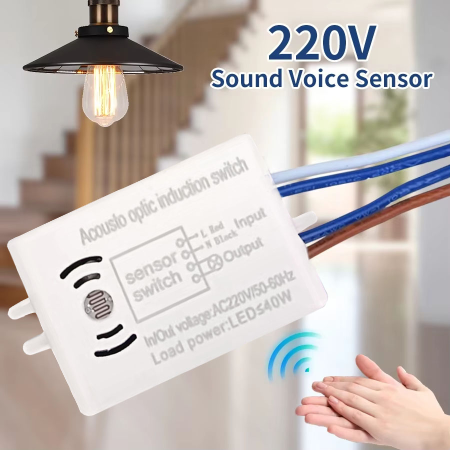 Sound Voice Sensor Switch Smar - مراجعة Home Automation Industry وسعره