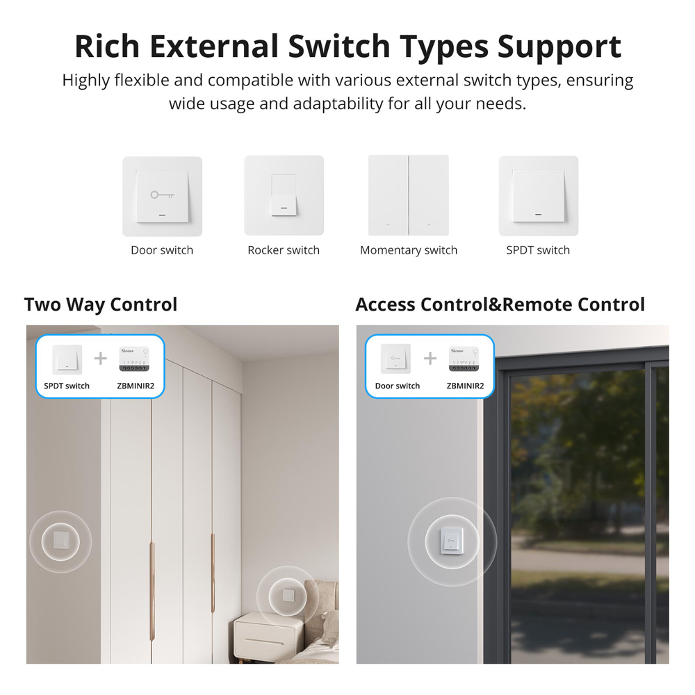 SONOFF ZBMINIR2 Zigbee Smart S - مراجعة Sonoff Basic Switch وسعره