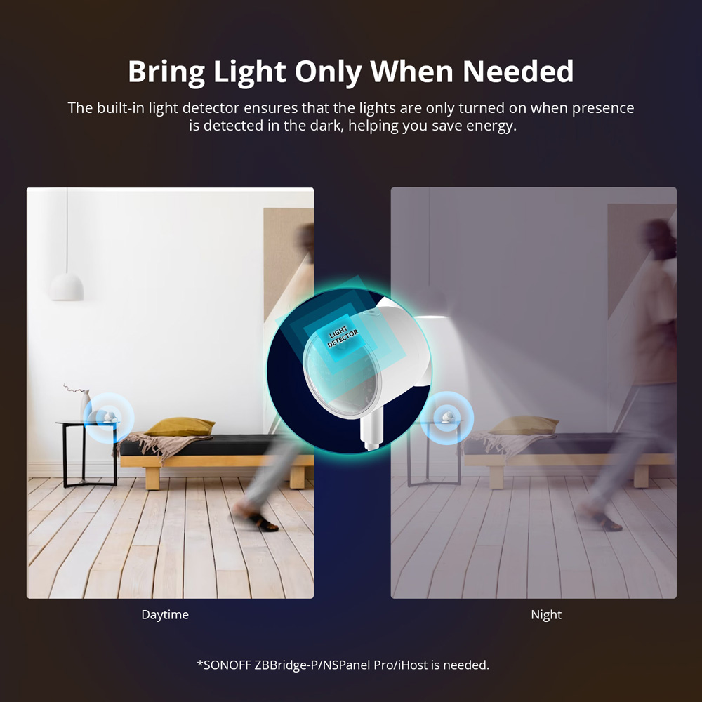 SONOFF SNZB-06P Zigbee Human P - مراجعة Sonoff Basic Switch وسعره