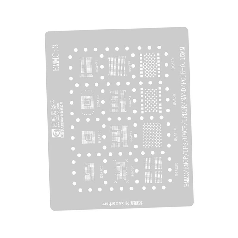 AMAOE EMMC3 BGA Reballing Sten - مراجعة Tasmota Flash Tool وسعره