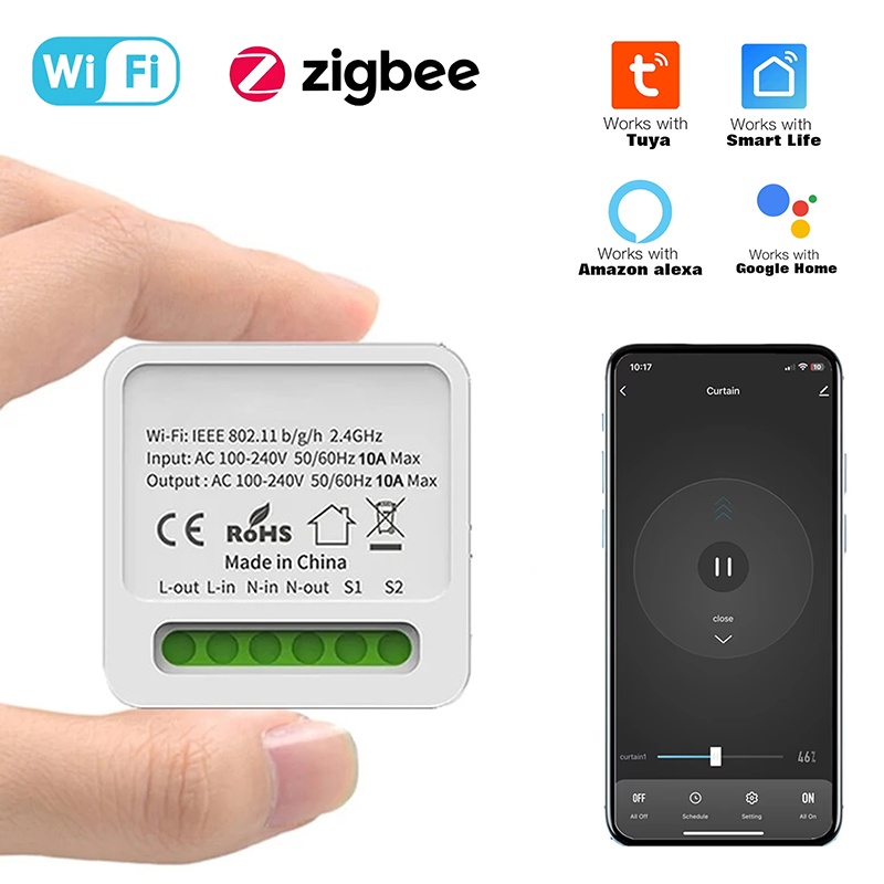 Tuya 16A Mini Wifi Smart Switc - مراجعة Home Automation Diy وسعره
