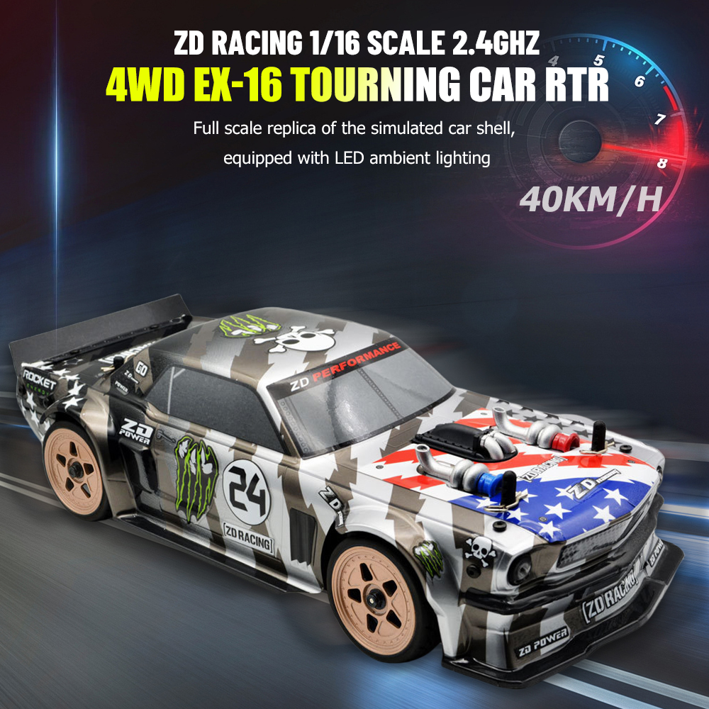ZD Racing EX-16 1/16 Brushless - مراجعة Home Automation Tutorial وسعره