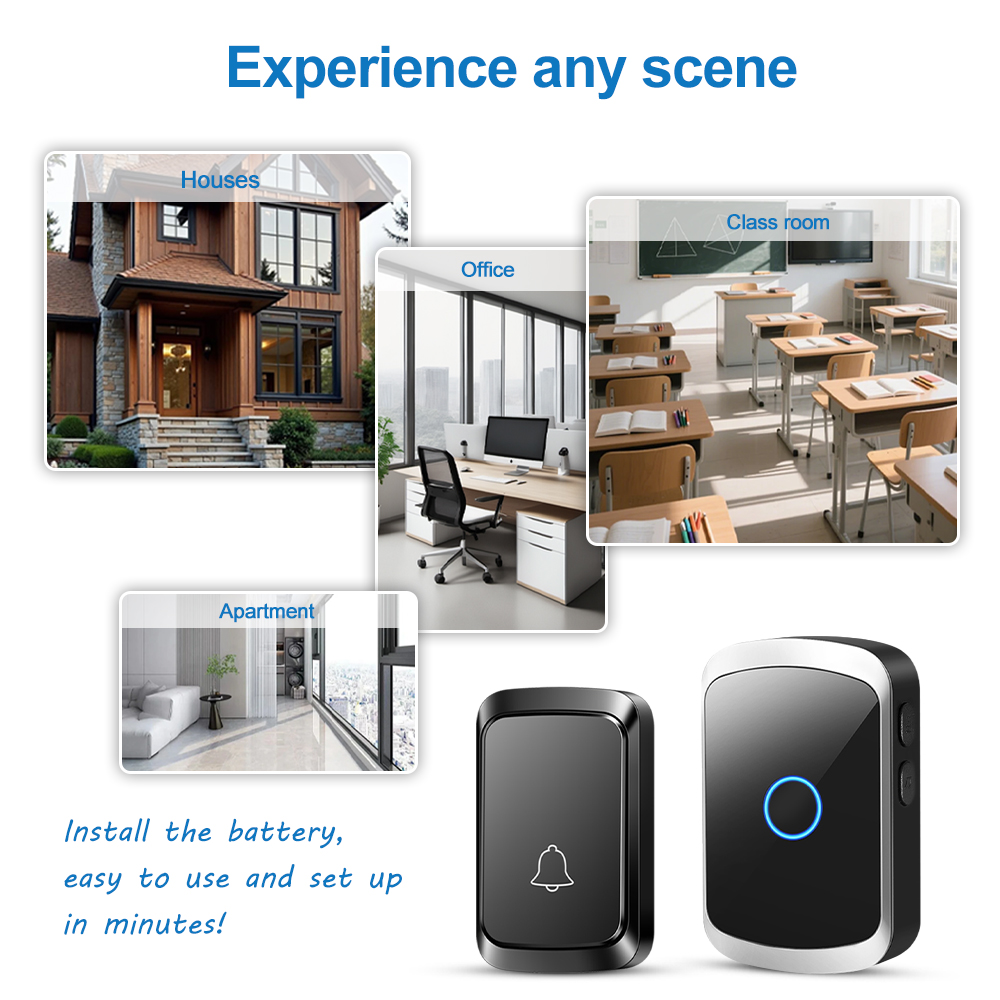 Smart Wireless Doorbell Door C - مراجعة Smart Home Automation Diy وسعره