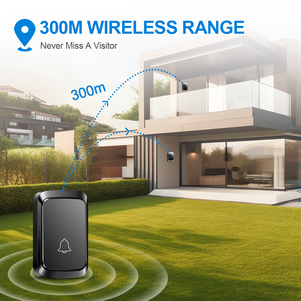 Smart Wireless Doorbell Door C - مراجعة Smart Home Automation Diy وسعره