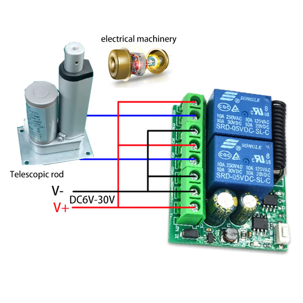 12V 9~30V Receiver Module Swit - مراجعة 433Mhz Receiver Module وسعره