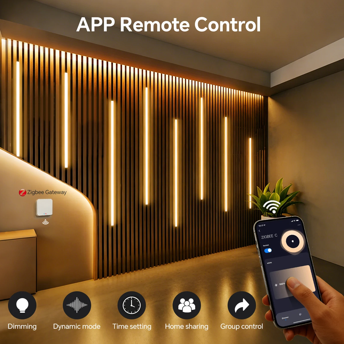 Zigbee Smart Neon COB LED Stri - مراجعة Smart Home Automation Diy وسعره