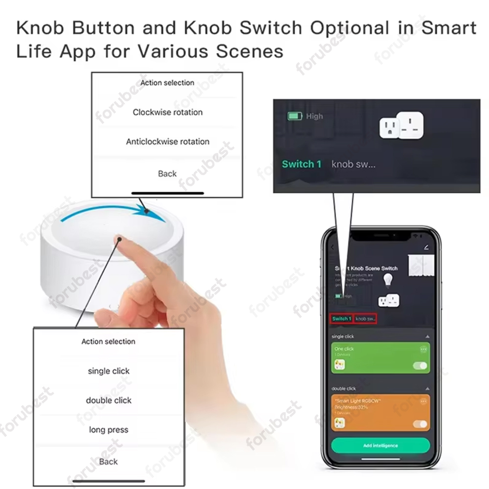 Tuya ZigBee Smart Knob Switch  - مراجعة Home Automation Diy وسعره