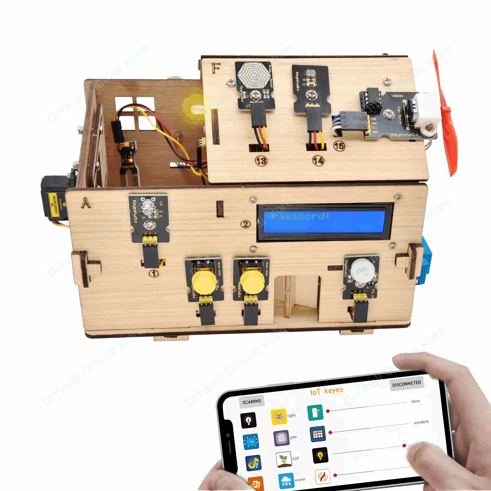 Keyestudio Smart IoT Home Kit  - مراجعة Home Automation Diy وسعره