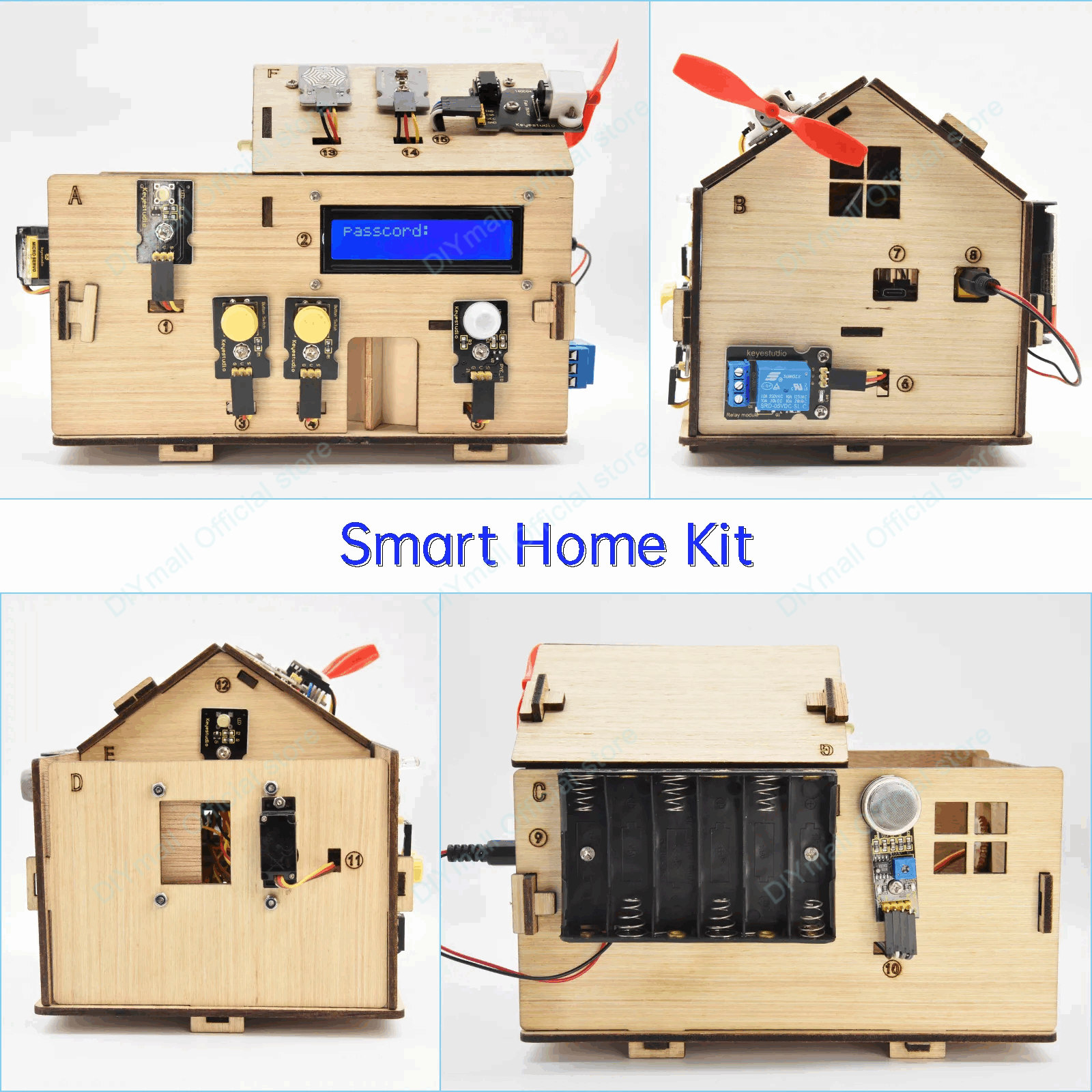 Keyestudio Smart IoT Home Kit  - مراجعة Home Automation Diy وسعره