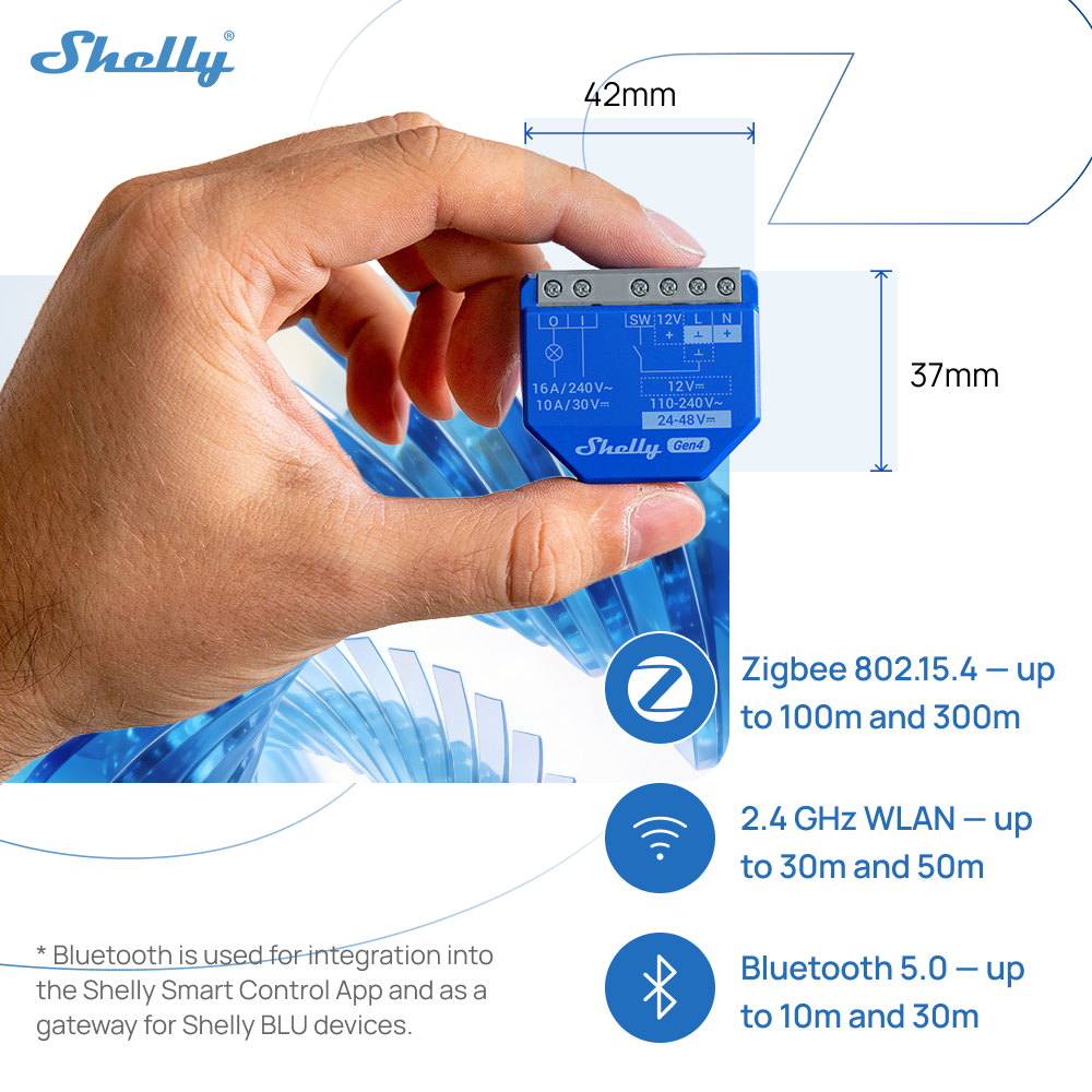 Shelly 1 Gen4 Zigbee Dry Conta - مراجعة Shelly Relay Module وسعره