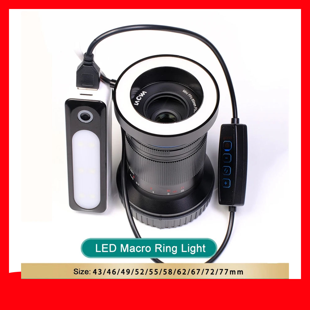 43~77mm Dimmable LED Macro Fla - مراجعة Tasmota Flash Tool وسعره