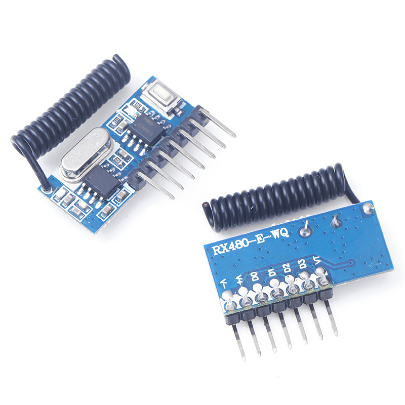1pcs RX480E 433mhz RF Receiver - مراجعة 433Mhz Receiver Module وسعره