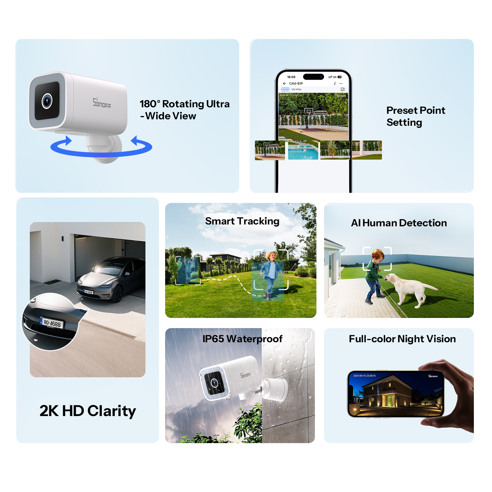 SONOFF CAM-B1P 2K HD Outdoor S - مراجعة Sonoff Basic Switch وسعره