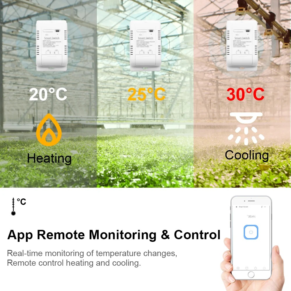 Tuya Wifi 16A/20A Smart Temper - مراجعة Sonoff Basic Switch وسعره