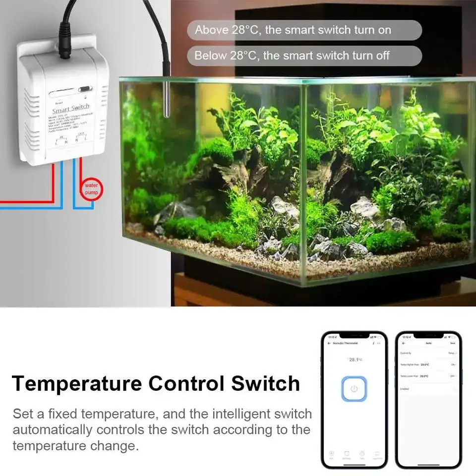 Tuya Wifi 16A/20A Smart Temper - مراجعة Sonoff Basic Switch وسعره