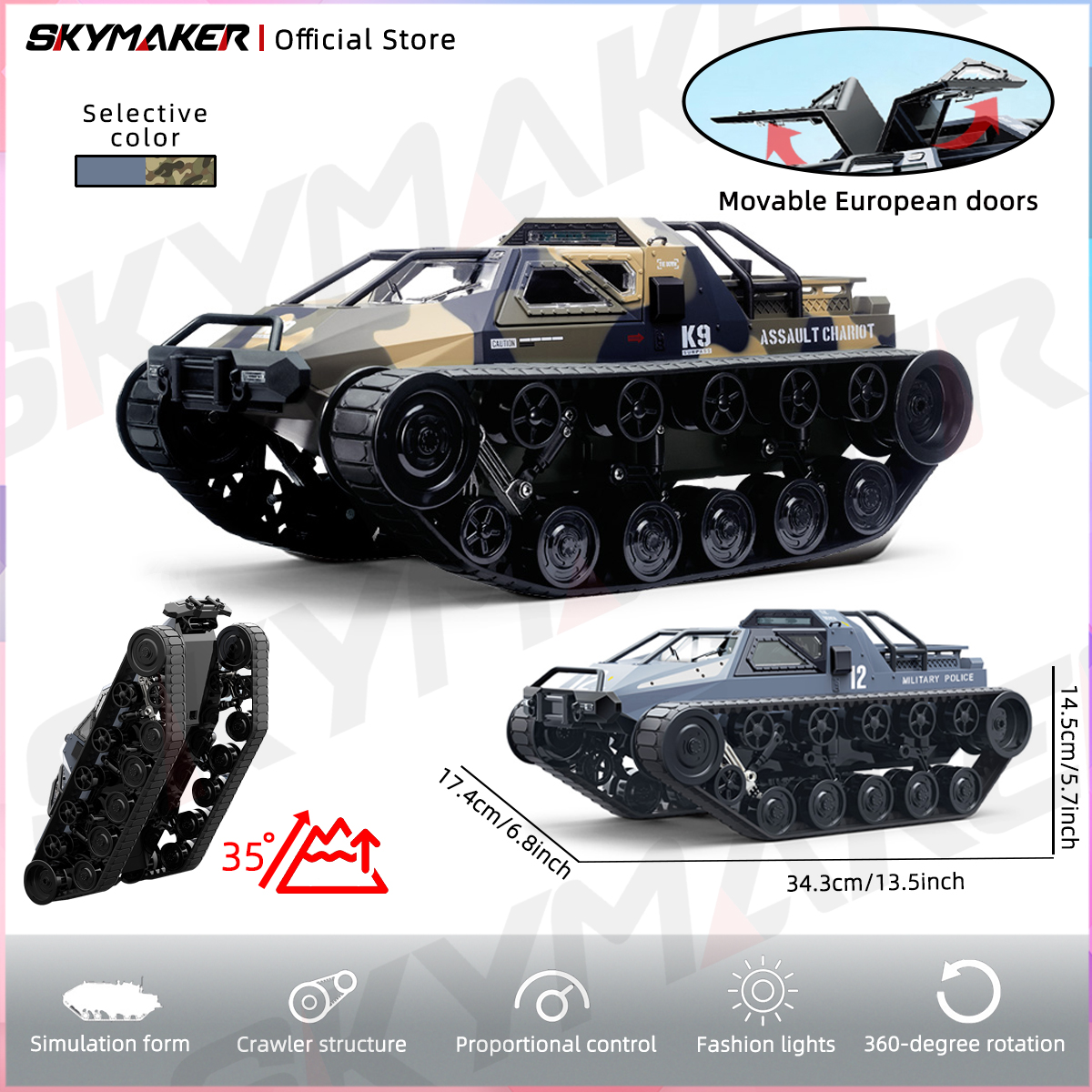 JJRC C8812 Max Tracked Tank Mo - مراجعة Home Automation Tutorial وسعره