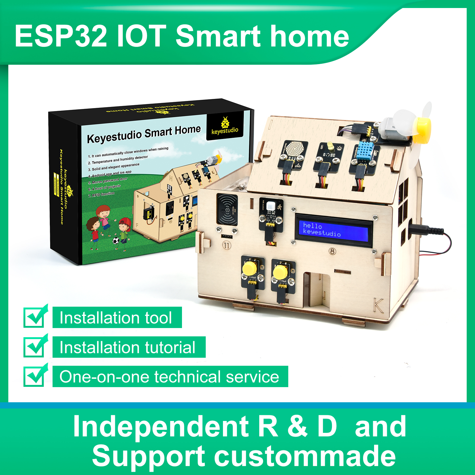 DIY Smart Home kit ESP32 Start - مراجعة Home Automation Diy Kit وسعره