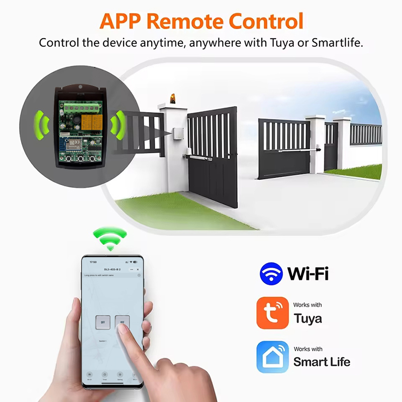 Universal 433MHz Tuya WIFI Gar - مراجعة 433Mhz Receiver Module وسعره