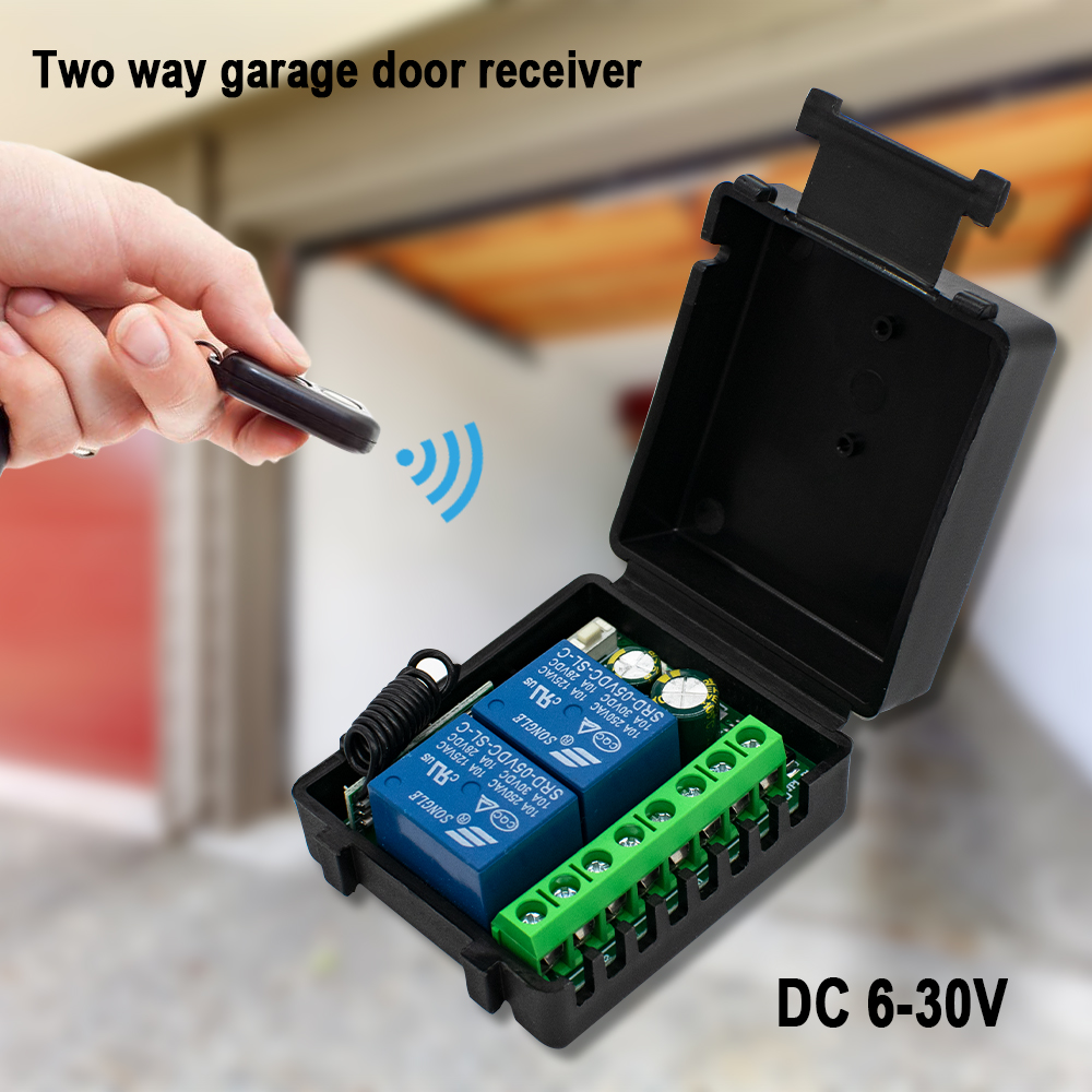 1~10pcs 2 Channel 433MHz RF Re - مراجعة 433Mhz Receiver Module وسعره