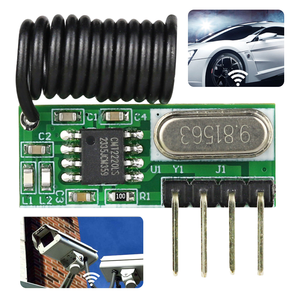 315MHz/433MHz RF Wireless Modu - مراجعة 433Mhz Receiver Module وسعره