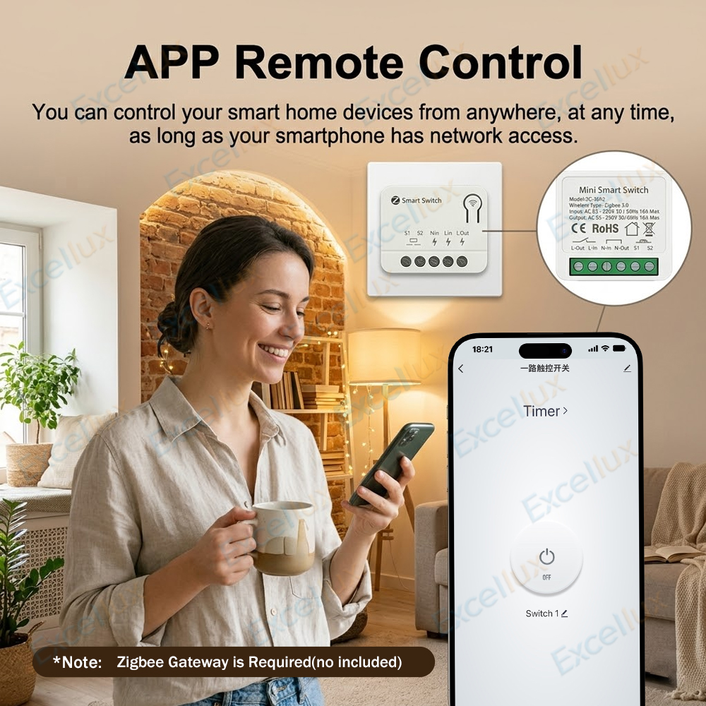 Zigbee 3.0 Mini Smart Switch D - مراجعة Diy Home Automation Controller وسعره
