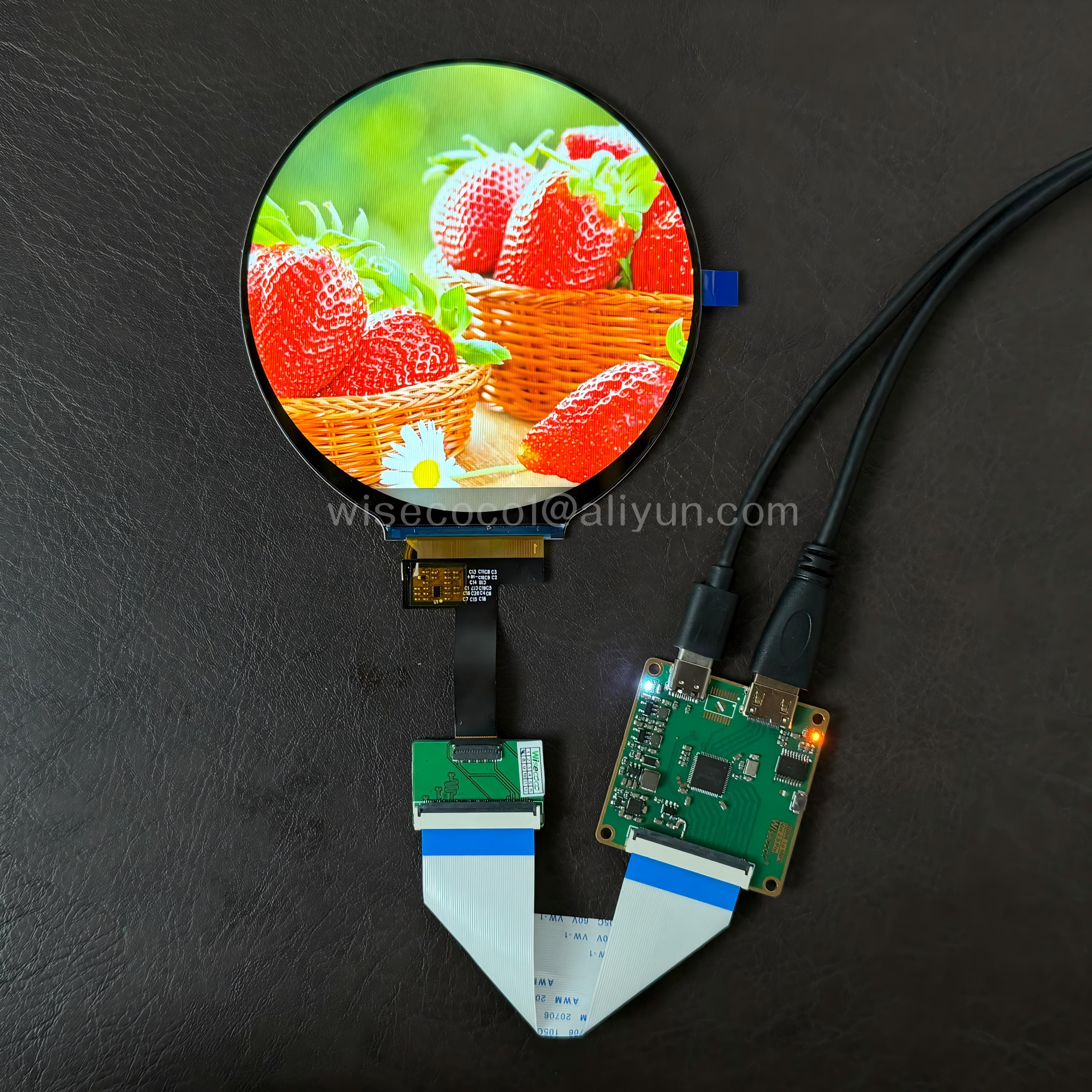 Wisecoco 4 Inch Round LCD Disp - مراجعة Home Automation Raspberry Pi وسعره