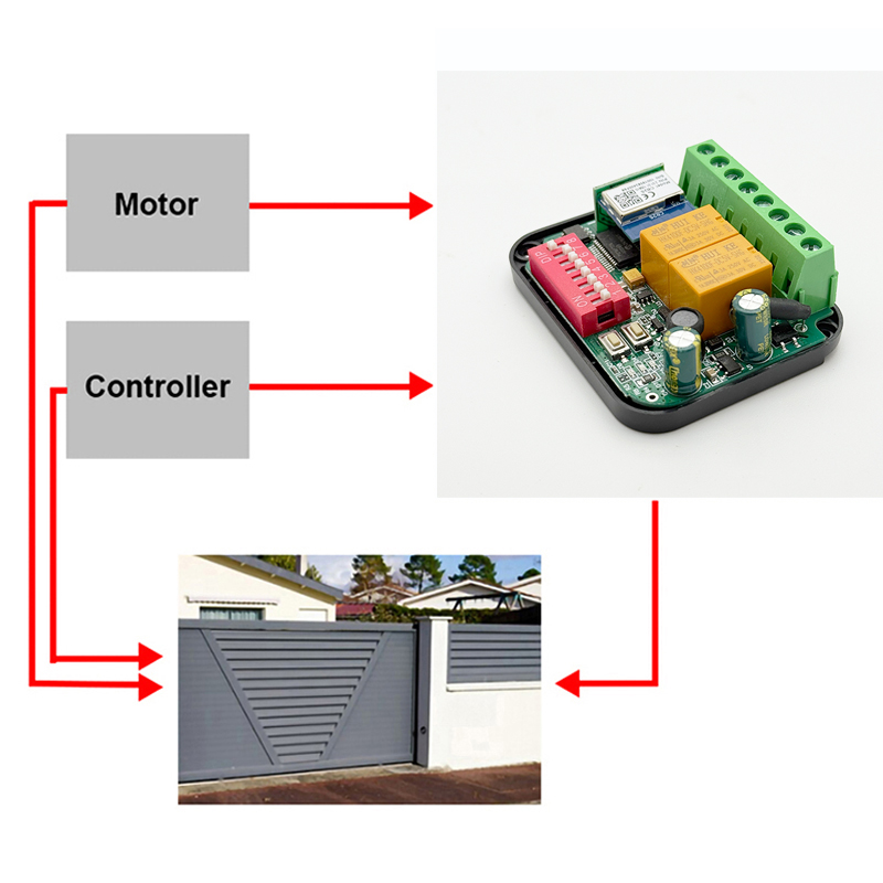 Universal Tuya WiFi Switch Gar - مراجعة 433Mhz Receiver Module وسعره