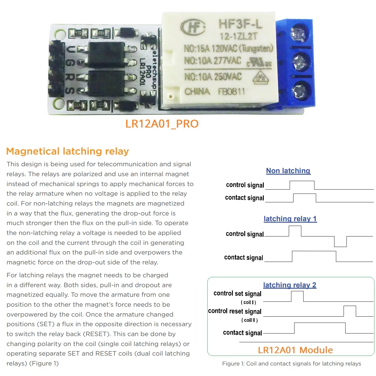 LR12A01 Magnetic Latching Rela - مراجعة Shelly Relay Module وسعره