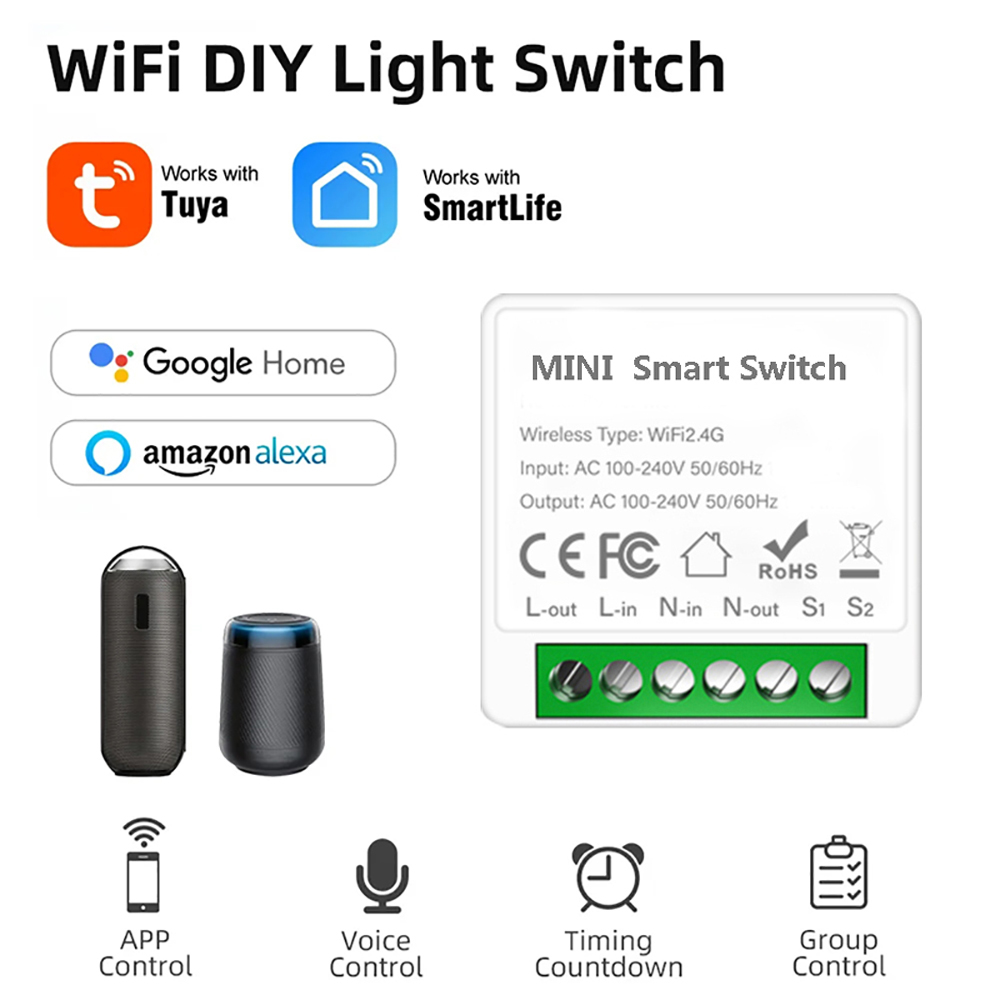 2 Way Control Tuya Mini 16A Wi - مراجعة Home Automation Diy وسعره