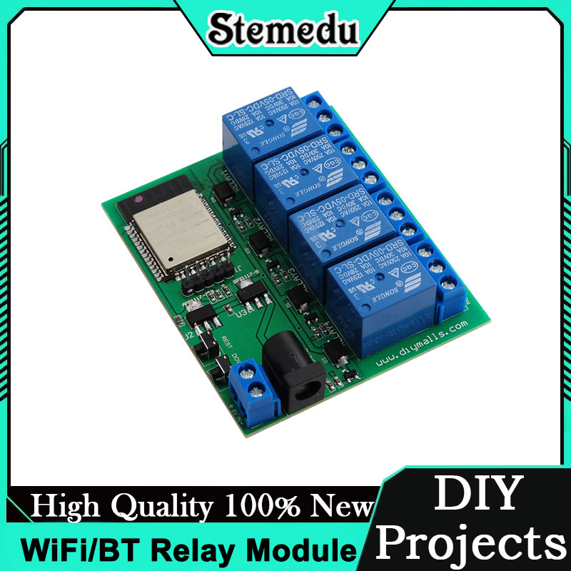 ESP32S 4-Channel WiFi/Bluetoot - مراجعة Iot Diy Home Automation وسعره