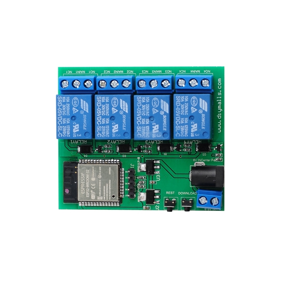 ESP32S 4-Channel WiFi/Bluetoot - مراجعة Iot Diy Home Automation وسعره