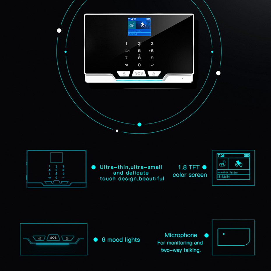 KERUI 433MHz DIY Alarm Kit G20 - مراجعة Home Automation Diy Kit وسعره