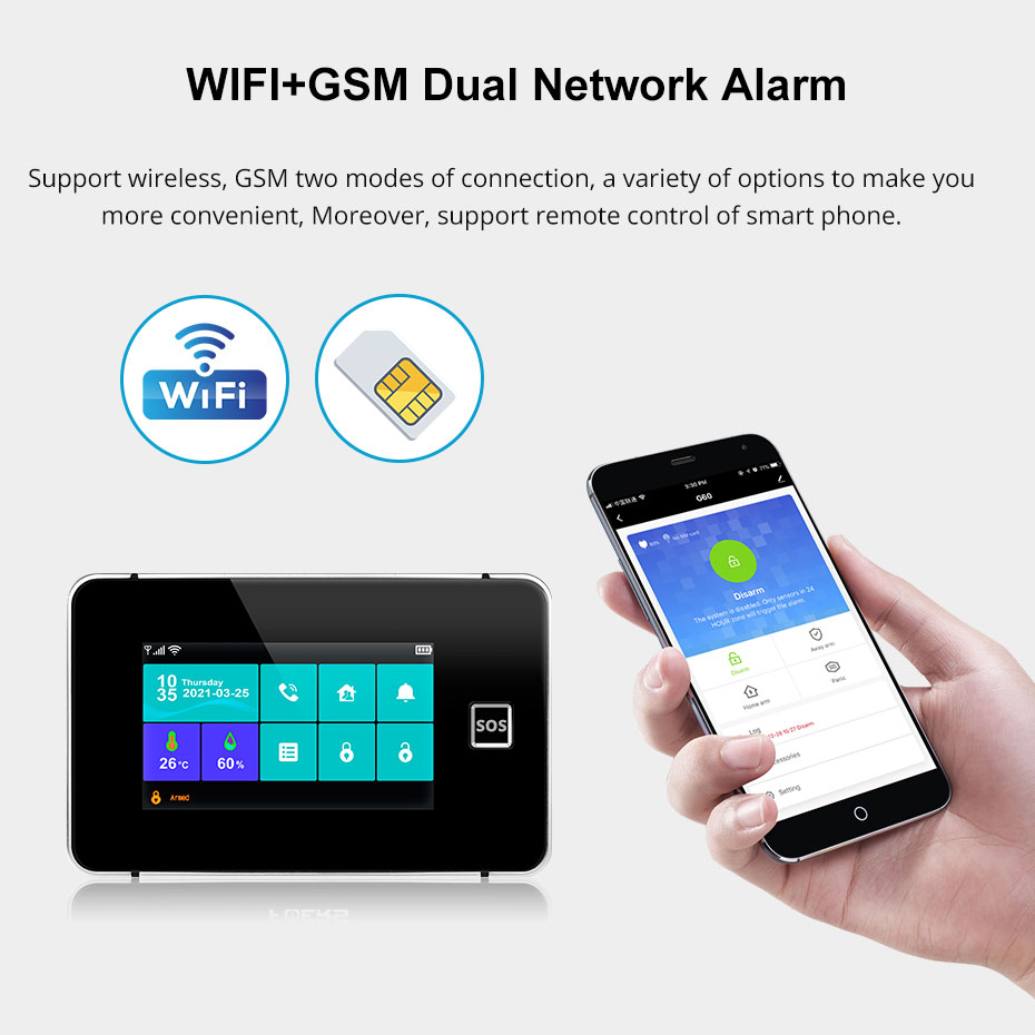 KERUI Tuya Alarm Panel DIY You - مراجعة Home Automation Diy Kit وسعره