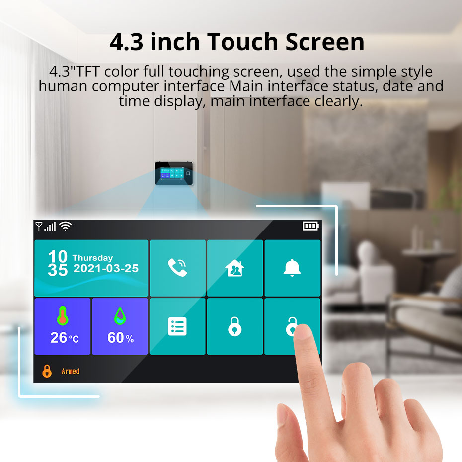 KERUI Tuya Alarm Panel DIY You - مراجعة Home Automation Diy Kit وسعره
