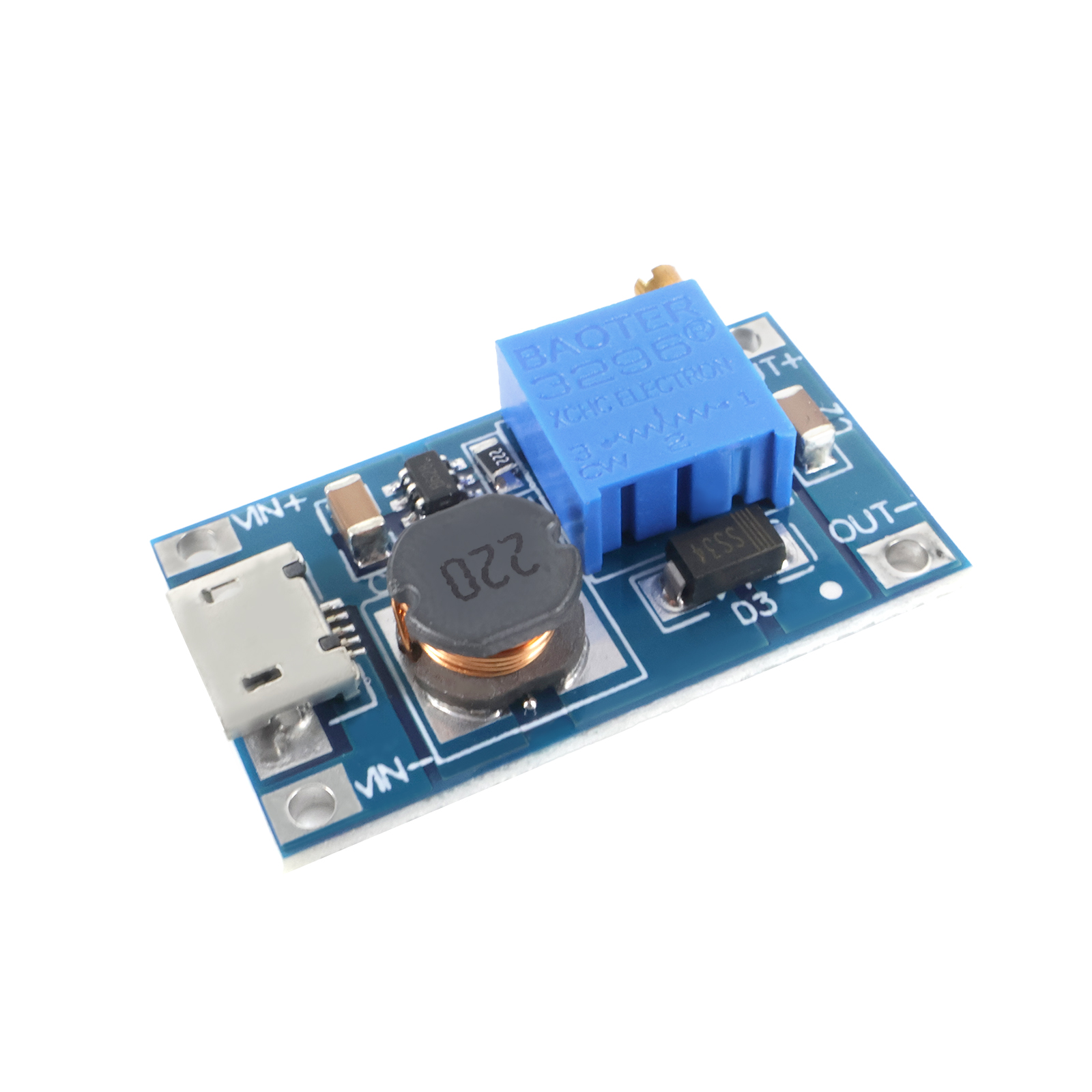 1-10pcs MT3608 DC-DC Step Up C - مراجعة Home Automation Arduino وسعره