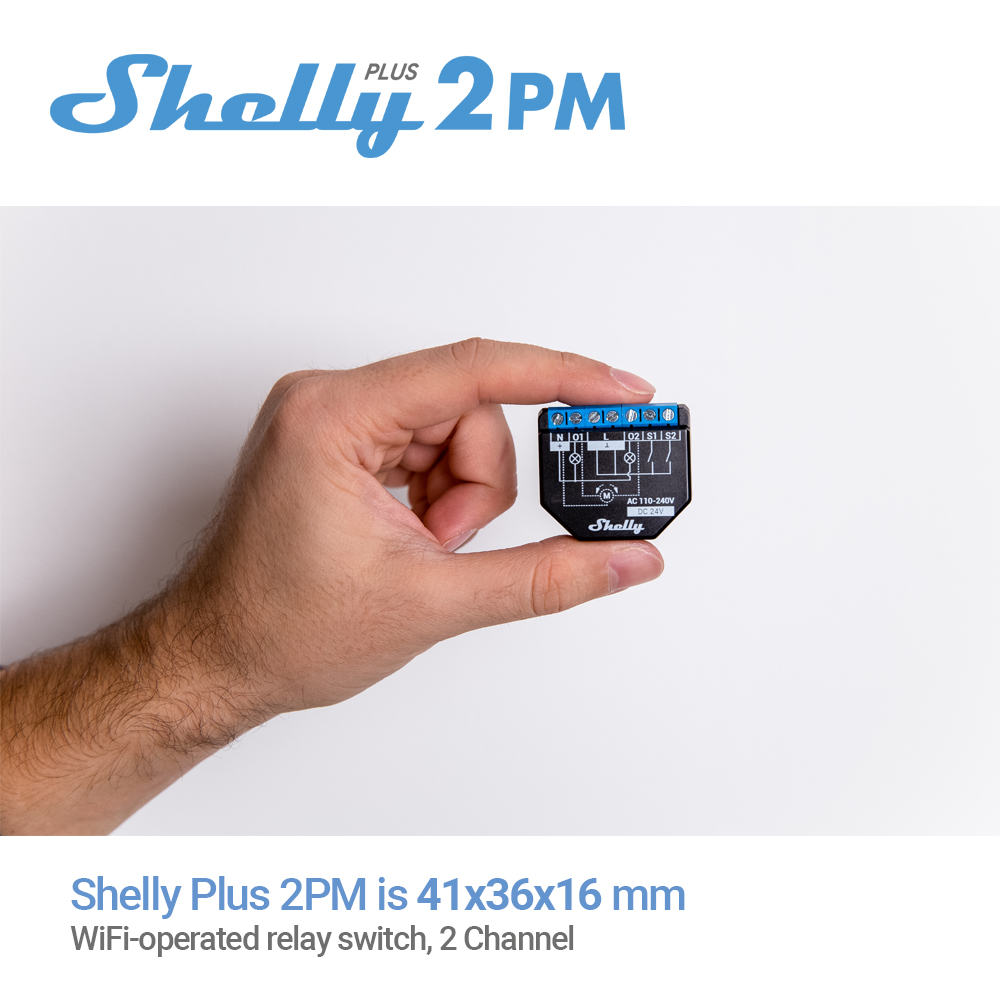 Shelly Plus 2PM Smart Home WiF - مراجعة Shelly Relay Module وسعره