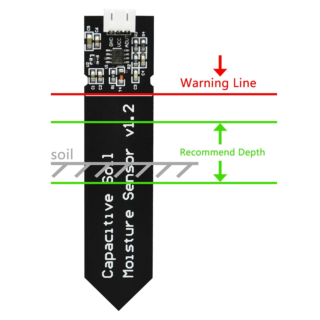 Capacitive Soil Moisture Senso - مراجعة Home Automation Arduino وسعره