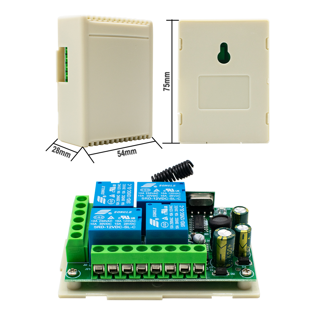 433Mhz Wireless Switch AC 85-2 - مراجعة 433Mhz Receiver Module وسعره
