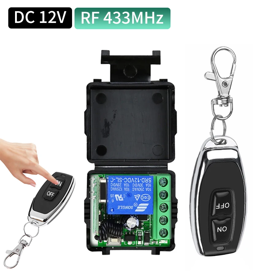 RF433MHz Wireless Switch Build - مراجعة 433Mhz Receiver Module وسعره