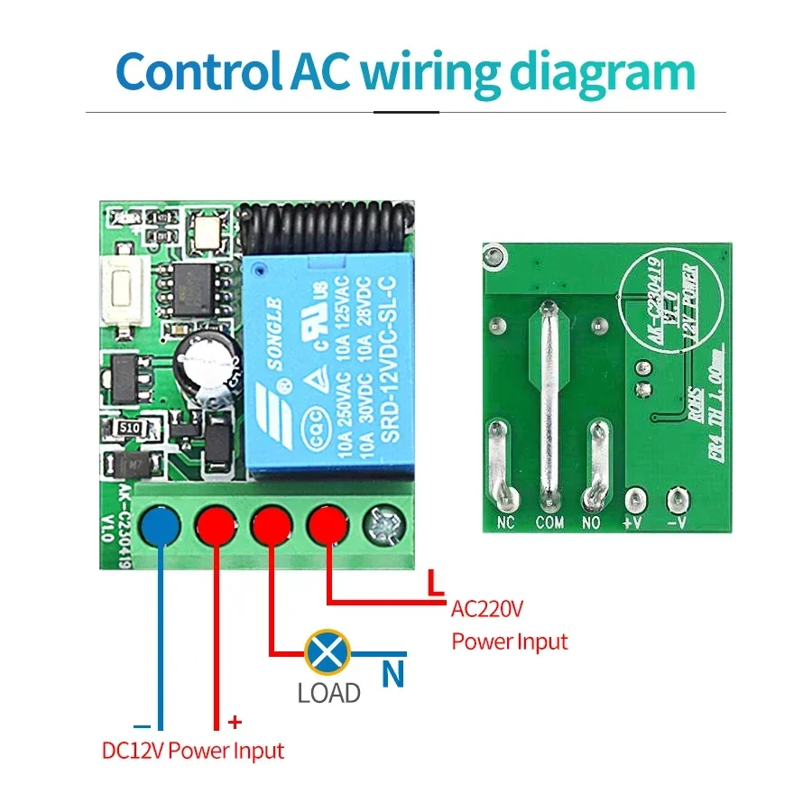 RF433MHz Wireless Switch Build - مراجعة 433Mhz Receiver Module وسعره
