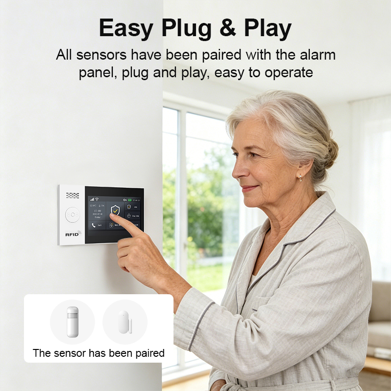 PGST 2G GSM WiFi Alarm System  - مراجعة Smart Home Automation Diy وسعره