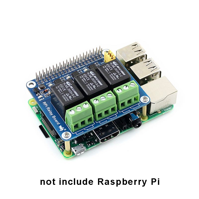 3 Channel Relay Expansion Boar - مراجعة Home Automation Raspberry Pi وسعره