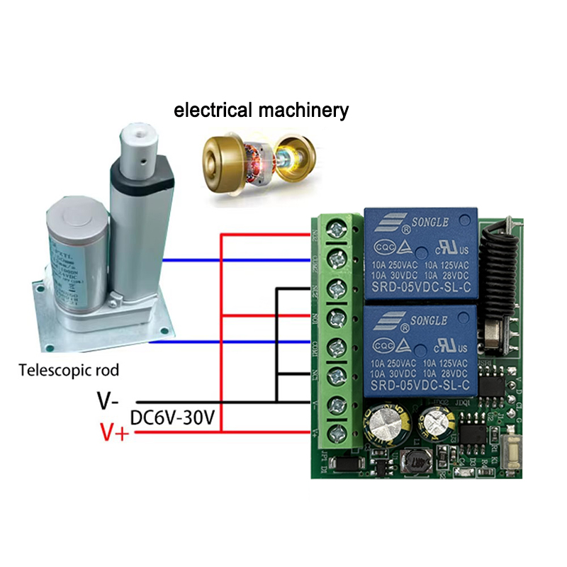 DC 12V 24V AC 220V RF433 2CH M - مراجعة 433Mhz Receiver Module وسعره